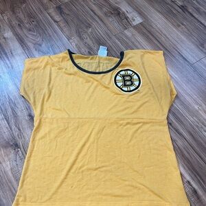 NHL Boston Bruins Yellow and Black shirt